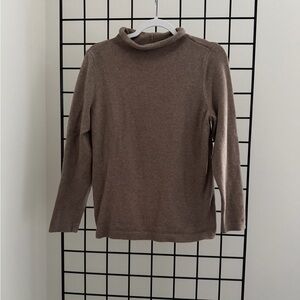 J. Jill Taupe Turtleneck Sweater